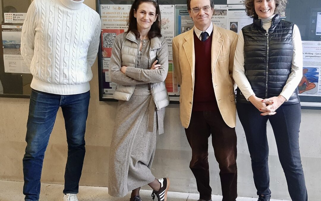 Accueil de Míriam Díez Bosch (Universitat Ramon Llull) à la Maison de la recherche