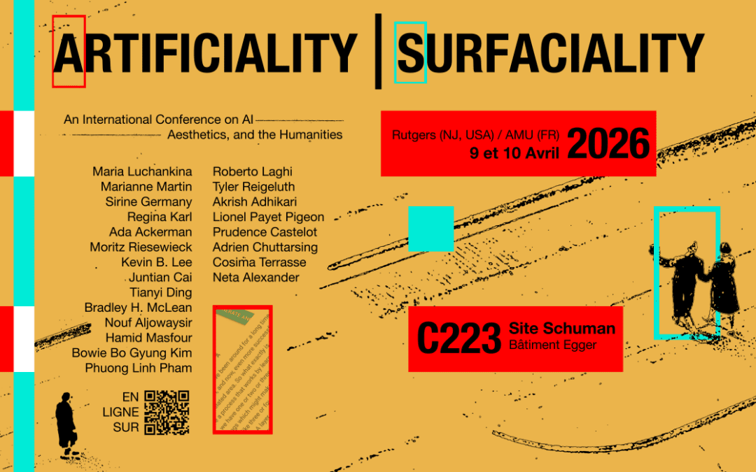 LESA. Artificiality/Surfaciality. An International Conference on IA. Aesthetics, and the Humanities